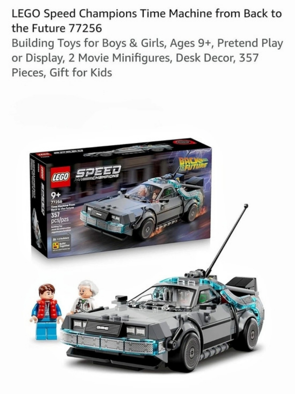 LEGO Speed Champions Time Machine from Back to the Future